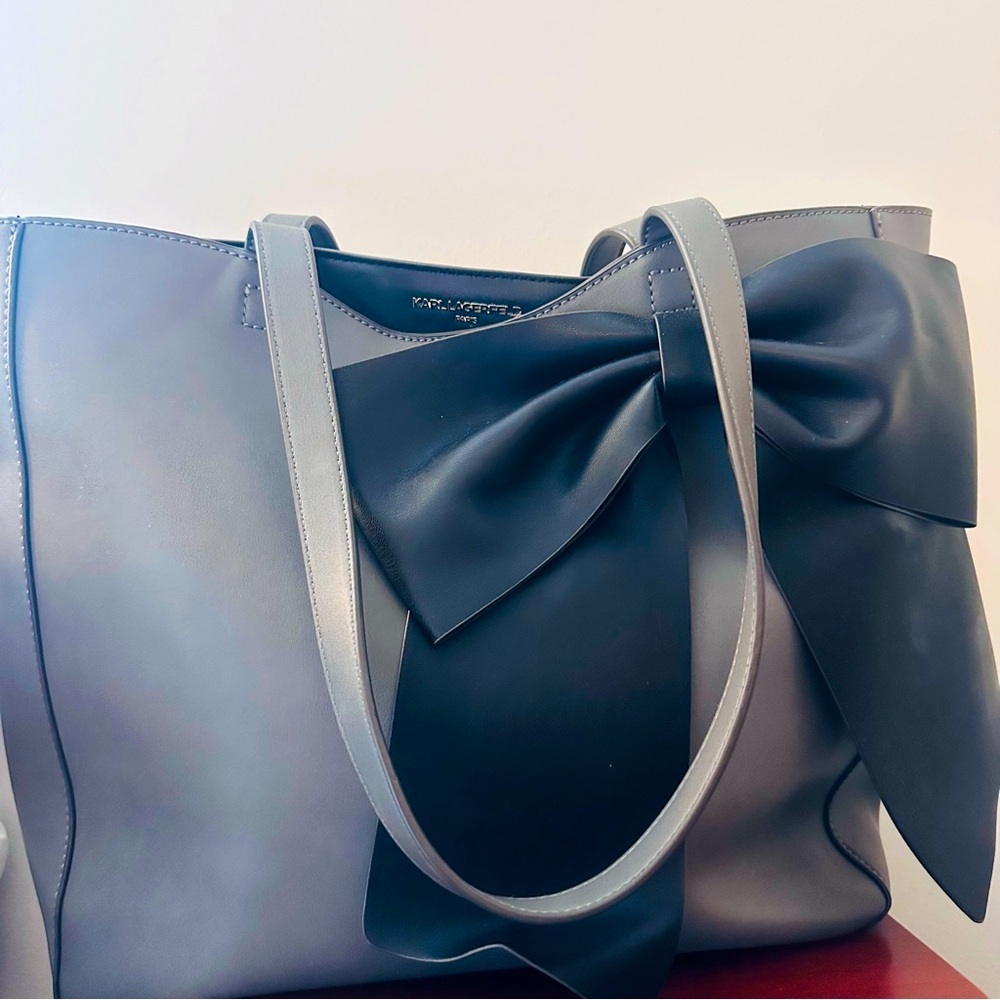 Karl Lagerfeld Grey Purse